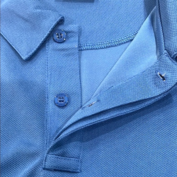 Never Worn Men's Blue Golf Shirt, Moisture Wicking NWOT - Picture 5 of 9